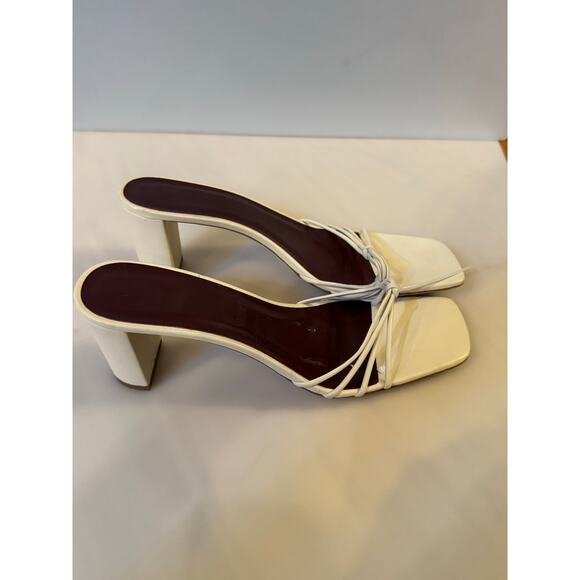 Staud Pippa Cream Heels - Women\'s Size 11 - Display